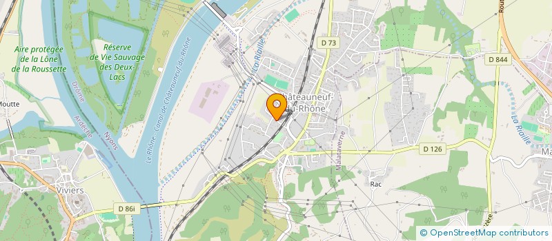 localisation de l'entreprise MADAME SANDRA MURE  CHATEAUNEUF-DU-RHONE