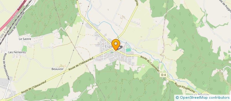 localisation de l'entreprise MADAME SANDRA MURET  ESPELUCHE