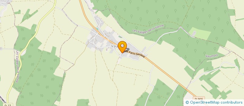 localisation de l'entreprise MADAME SANDRA MUZARD  VAUMORT