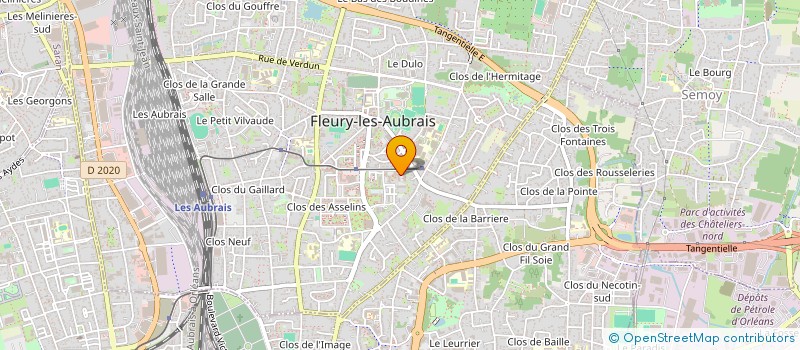 localisation de l'entreprise MADAME SANDRA NAOUNOU à FLEURY-LES-AUBRAIS