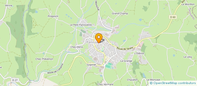 localisation de l'entreprise MADAME SANDRA NAVARRO  PANISSIERES