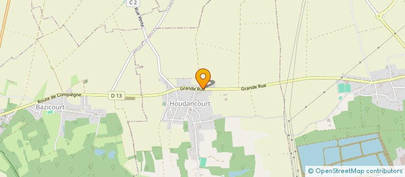 localisation de l'entreprise MADAME SANDRA NAVELLIER  HOUDANCOURT