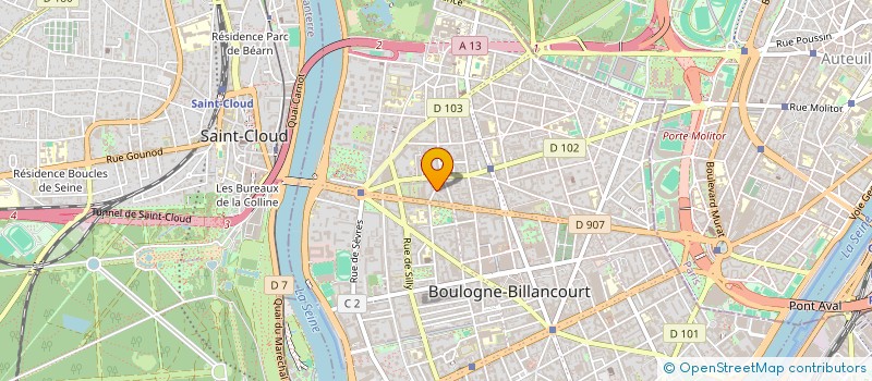 localisation de l'entreprise MADAME SANDRA NAVET à BOULOGNE-BILLANCOURT