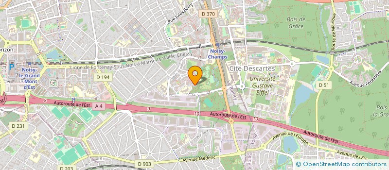 localisation de l'entreprise MADAME SANDRA NEVES  NOISY-LE-GRAND