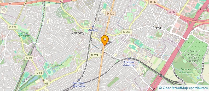 localisation de l'entreprise MADAME SANDRA NEVOUX à ANTONY