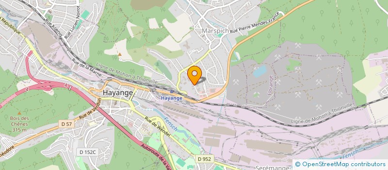 localisation de l'entreprise MADAME SANDRA NGUYEN à HAYANGE