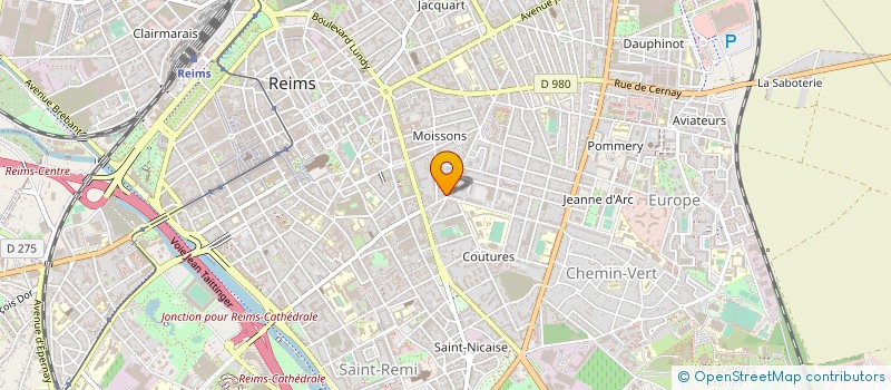 localisation de l'entreprise MADAME SANDRA NICCHI  REIMS