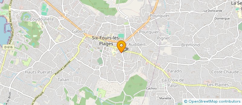 localisation de l'entreprise MADAME SANDRA NICOLAI à SIX-FOURS-LES-PLAGES