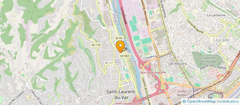 localisation de l'entreprise MADAME SANDRA NICOTRA à SAINT-LAURENT-DU-VAR