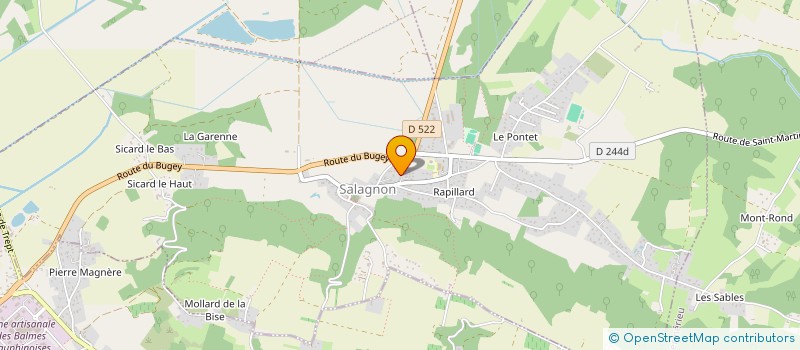 localisation de l'entreprise MADAME SANDRA NOALLY  SALAGNON