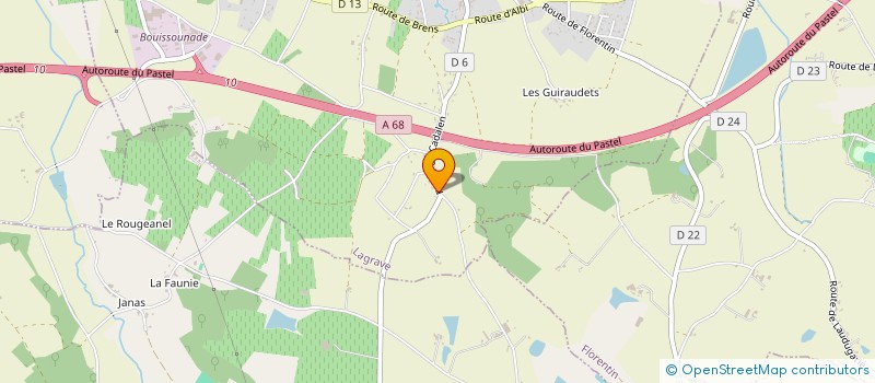 localisation de l'entreprise MADAME SANDRA NOGUEIRA  LAGRAVE