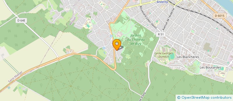 localisation de l'entreprise MADAME SANDRA NORDET  VERNON