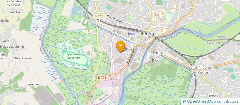 localisation de l'entreprise MADAME SANDRA NOURRY à REDON