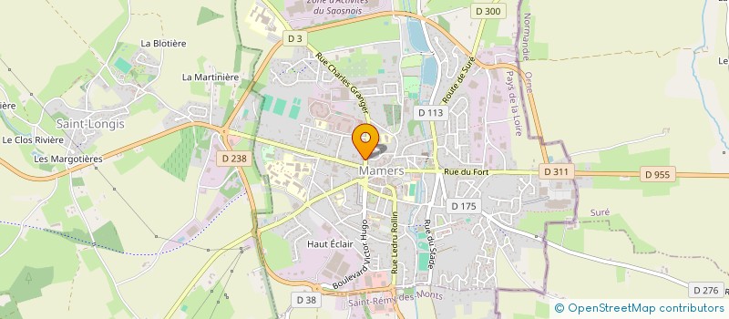 localisation de l'entreprise MADAME SANDRA ODOT  MAMERS