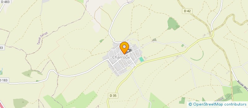 localisation de l'entreprise MADAME SANDRA OLINE à CHARROUX