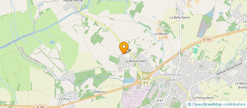 localisation de l'entreprise MADAME SANDRA OLLIVIER  CHAUMES-EN-RETZ