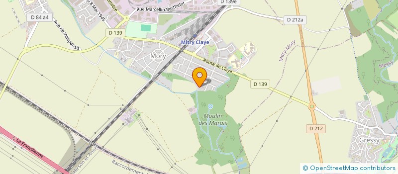 localisation de l'entreprise MADAME SANDRA ONFRAY  MITRY-MORY