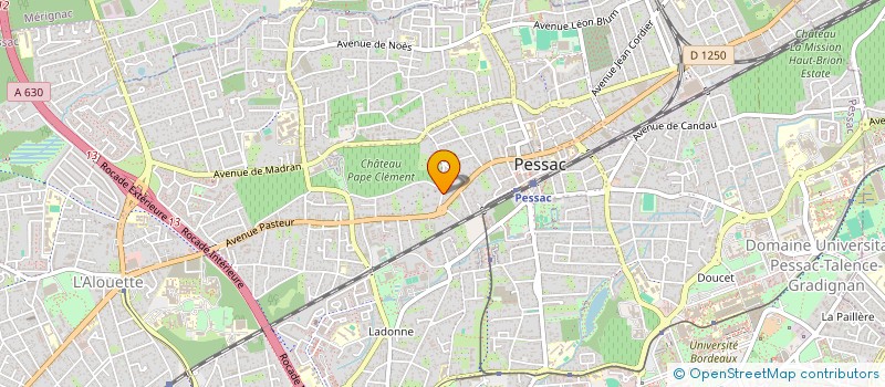 localisation de l'entreprise MADAME SANDRA ORCAJO LOZANO  PESSAC
