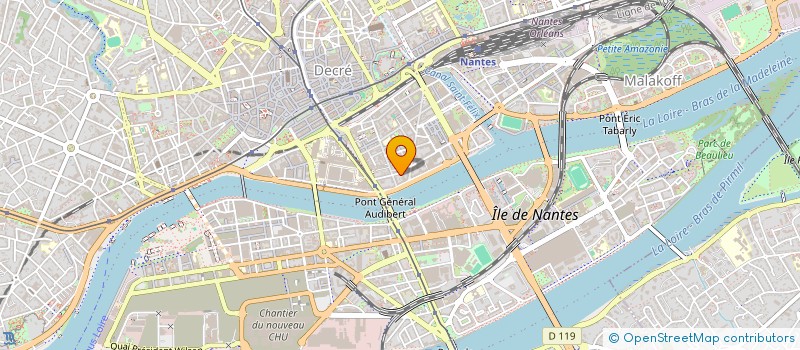 localisation de l'entreprise MADAME SANDRA OSSOMBI DZINGA à NANTES