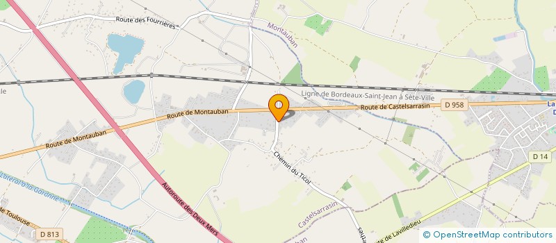 localisation de l'entreprise MADAME SANDRA OUDARD  CASTELSARRASIN