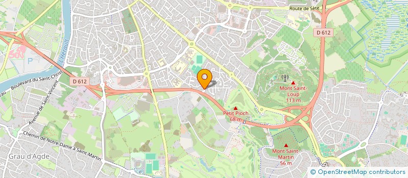 localisation de l'entreprise MADAME SANDRA OURDOUILLE  AGDE