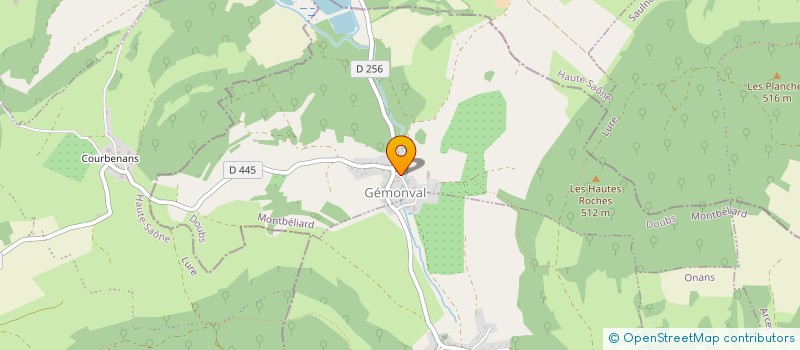 localisation de l'entreprise MADAME SANDRA PAGES  GEMONVAL