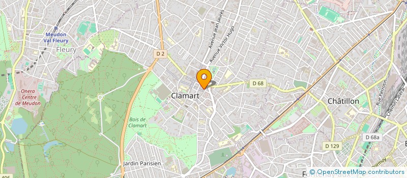 localisation de l'entreprise MADAME SANDRA PAISANT à CLAMART