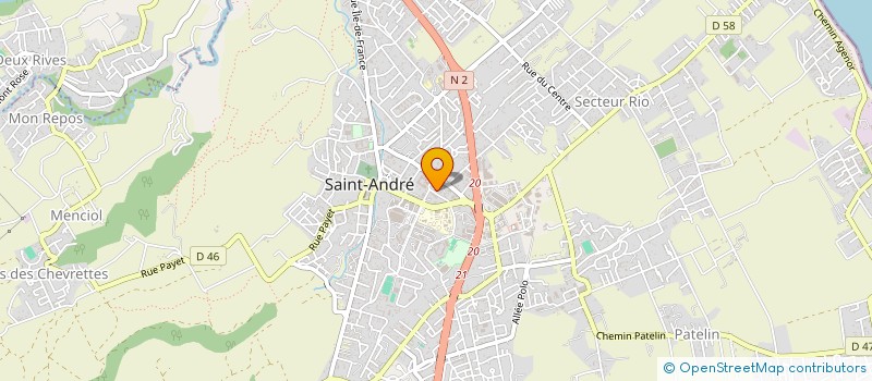 localisation de l'entreprise MADAME SANDRA PALAMA à SAINT-ANDRE