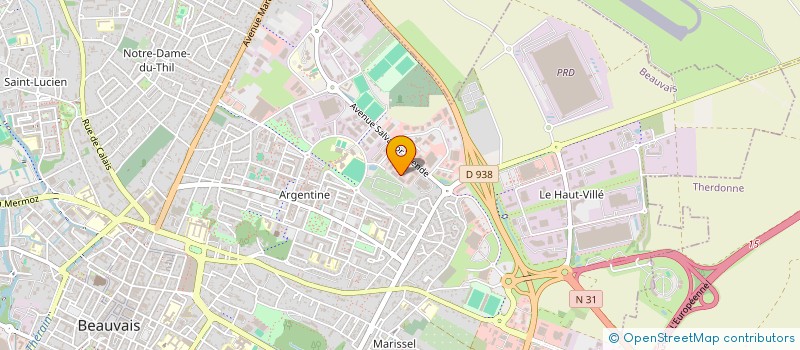 localisation de l'entreprise MADAME SANDRA PALMAS  BEAUVAIS