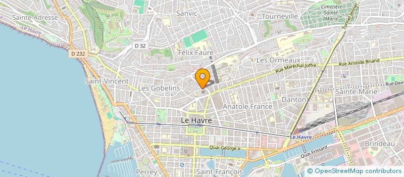 localisation de l'entreprise MADAME SANDRA PANCHOUT  LE HAVRE