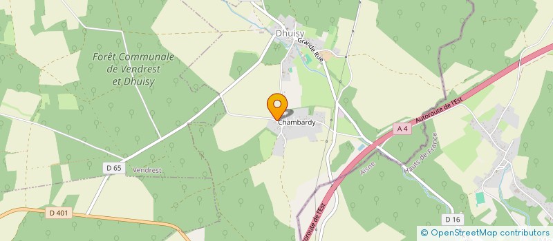 localisation de l'entreprise MADAME SANDRA PANIER  DHUISY