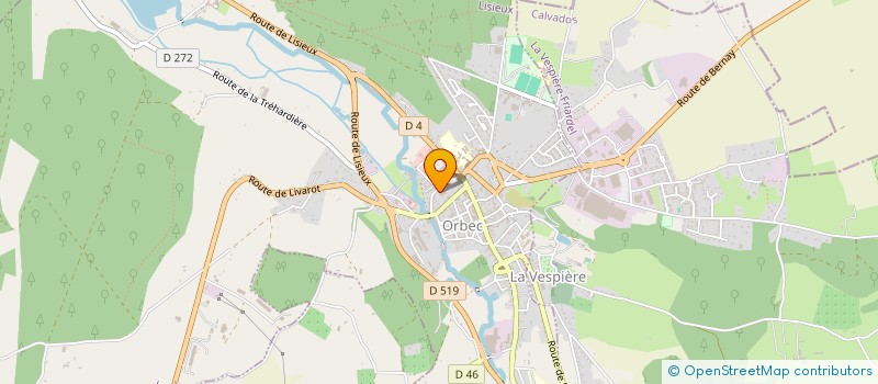 localisation de l'entreprise MADAME SANDRA PARAGOT  LA VESPIERE-FRIARDEL