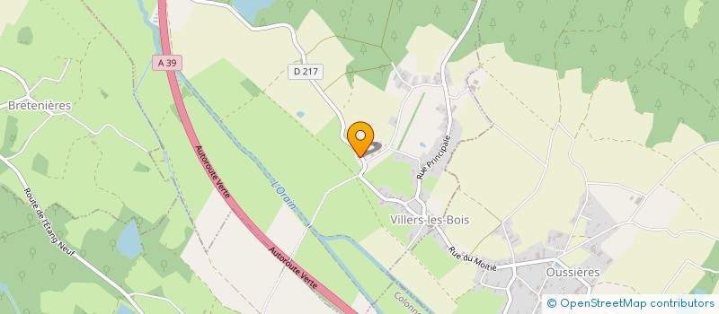 localisation de l'entreprise MADAME SANDRA PARODAT  VILLERS-LES-BOIS