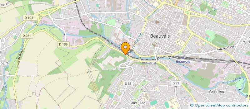 localisation de l'entreprise MADAME SANDRA PARPAILLON  BEAUVAIS