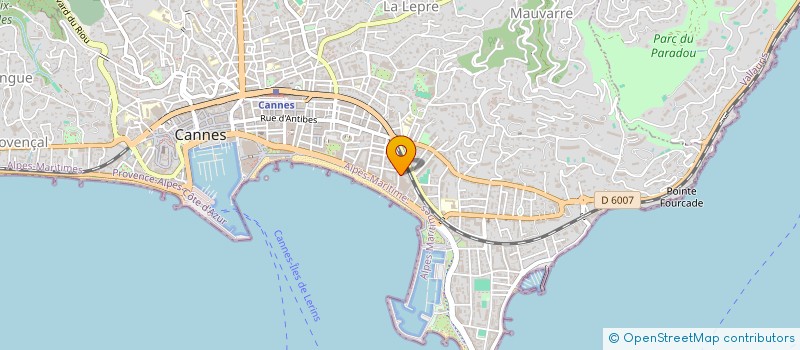 localisation de l'entreprise MADAME SANDRA PASOLINI  CANNES