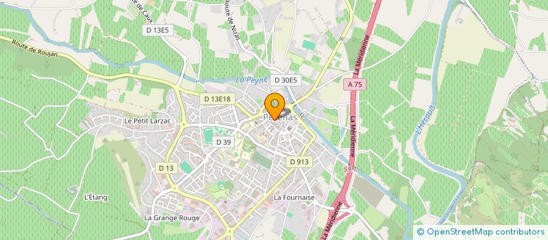 localisation de l'entreprise MADAME SANDRA PAVIE à PEZENAS