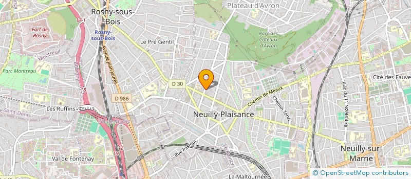 localisation de l'entreprise MADAME SANDRA PAVIOT  NEUILLY-PLAISANCE