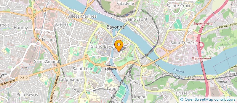localisation de l'entreprise MADAME SANDRA PELAEZ MONSALVE à BAYONNE