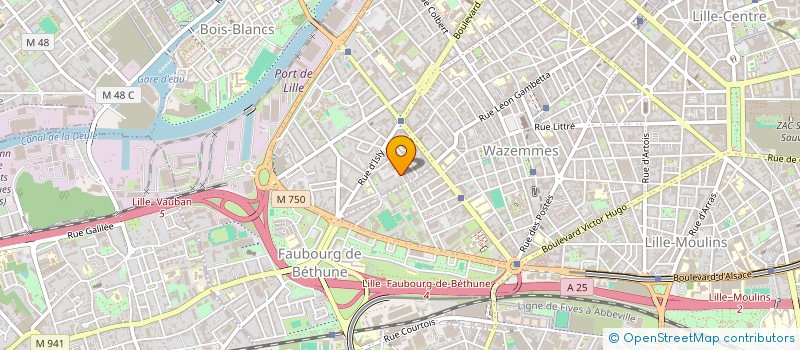 localisation de l'entreprise MADAME SANDRA PELLEGRINI à LILLE