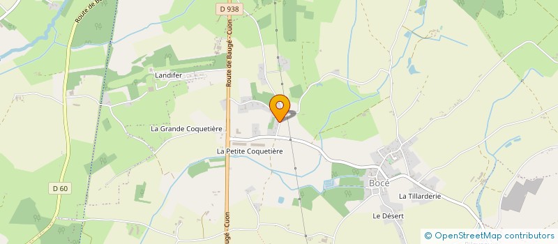 localisation de l'entreprise MADAME SANDRA PERDRIAU  BAUGE-EN-ANJOU