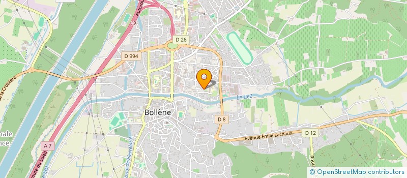 localisation de l'entreprise MADAME SANDRA PEREIRA  BOLLENE