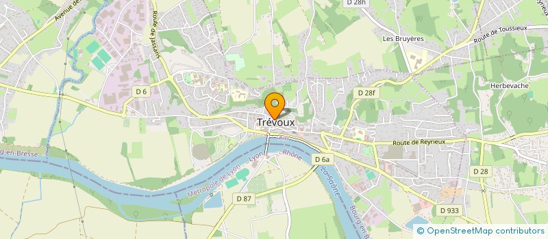 localisation de l'entreprise MADAME SANDRA PERRIER à TREVOUX