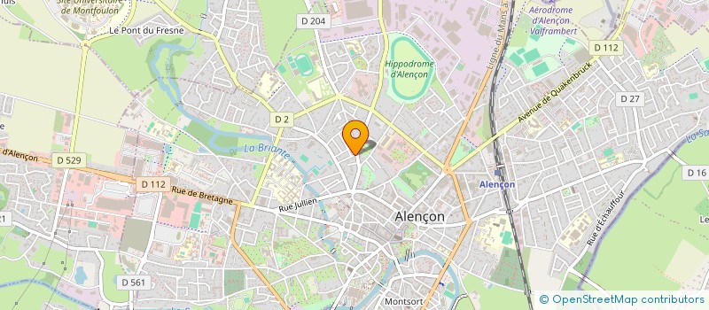 localisation de l'entreprise MADAME SANDRA PERRIN à ALENCON