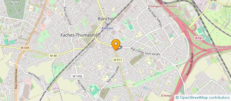 localisation de l'entreprise MADAME SANDRA PETIT  RONCHIN