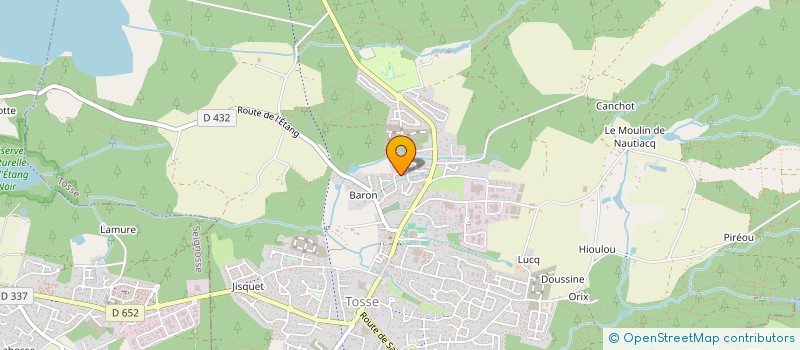 localisation de l'entreprise MADAME SANDRA PEYTRIN  TOSSE