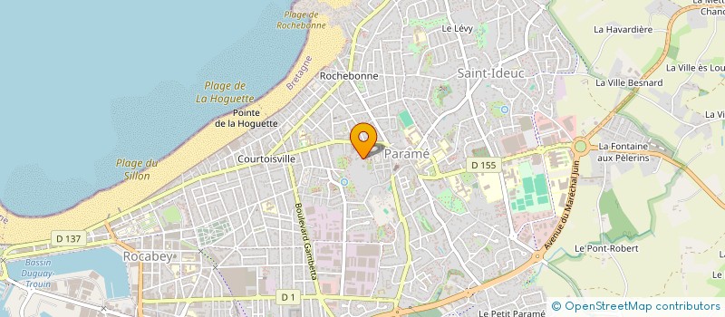 localisation de l'entreprise MADAME SANDRA PEZARD  SAINT-MALO