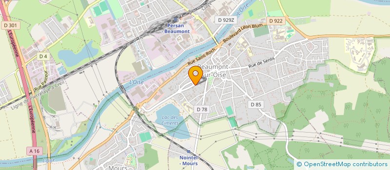 localisation de l'entreprise MADAME SANDRA PHAN  BEAUMONT-SUR-OISE