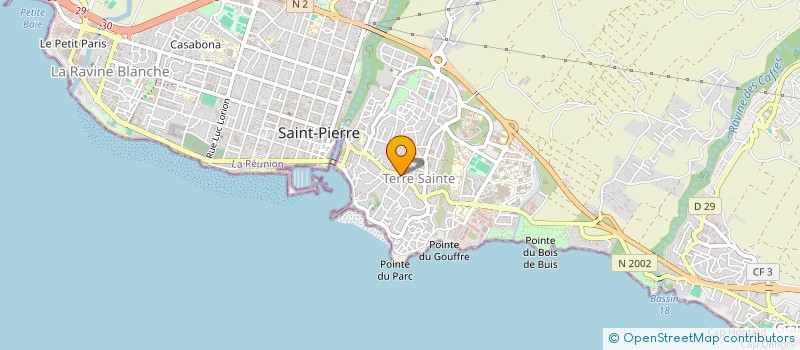 localisation de l'entreprise MADAME SANDRA PIAUD à SAINT-PIERRE
