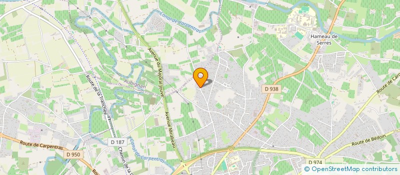 localisation de l'entreprise MADAME SANDRA PICHARD  CARPENTRAS