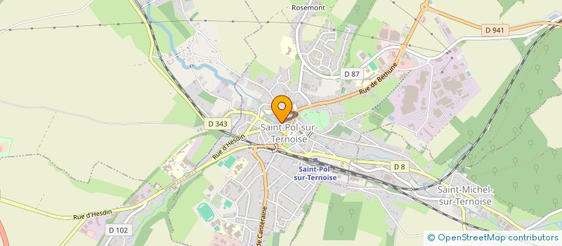 localisation de l'entreprise MADAME SANDRA PICQUE  SAINT-POL-SUR-TERNOISE